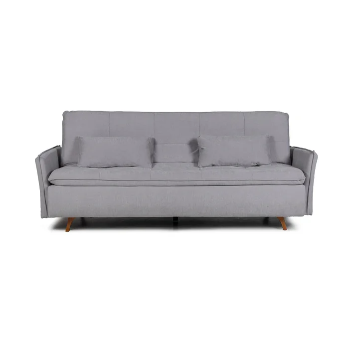 Sofá Cama Maira - C/Brazos - Tela Microfibra - 10286 (Gris) en Gris - Sillones y sofás, Uruguay | Nyr, vista 4