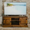 Rack 2 puertas 1 Estante - 160cm- Línea Monterrey - Nogal en Marrón - Muebles para TV, Uruguay | Ecowood, vista 2 de 10