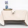 MANTEL LISO BEIGE Y CRUDO en Beige - Textiles, Uruguay | Sentido Jose Ignacio, vista 3 de 6