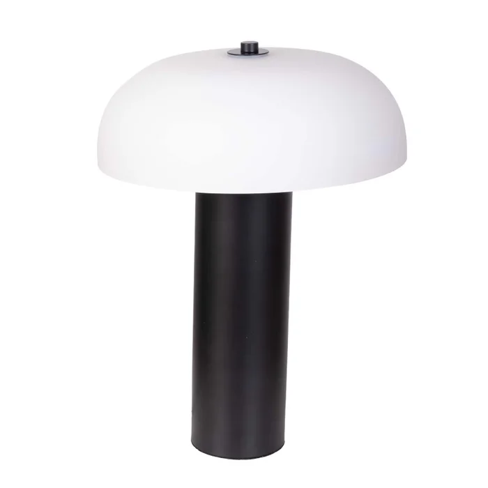 Metal y vidrio Negro Lámpara de mesa ml en Multicolor - Lámparas de mesa, Uruguay | Le Blanc