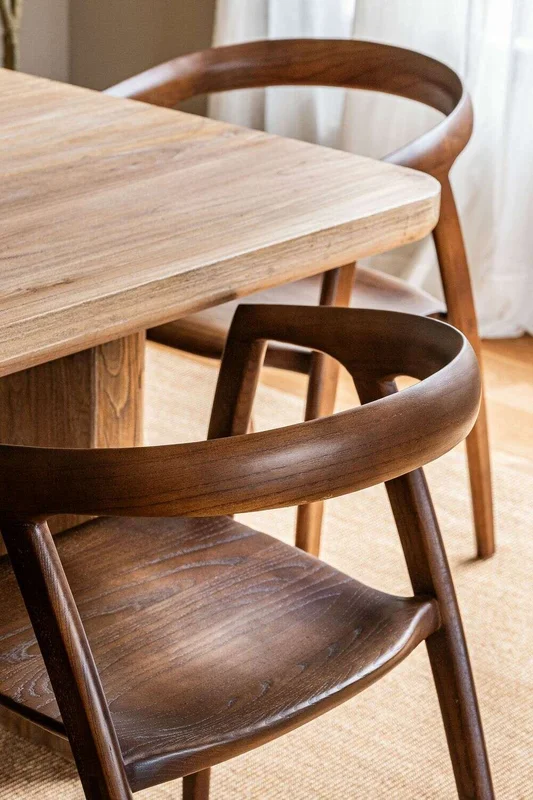 MESA COMEDOR ATHENA - 2.00 X 1.00 MTS en Madera natural - Mesas de comedor, Uruguay | La Iberica, vista 6