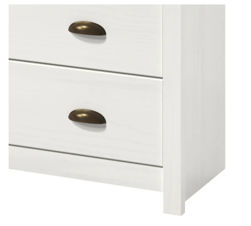 Cómoda 4 cajones Blanco Línea Colonial en Blanco - Cómodas, Uruguay | Ecowood, vista 4