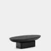 Mesa de centro Ovak de madera maciza de acacia con acabado negro FSC 100% 140 x 70 cm en Negro - Mesas de living, Uruguay | Kavehome, vista 1 de 8