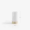 Luminaria de sobremesa Slat de algodón y madera de haya en Multicolor - Lámparas de mesa, Uruguay | Kavehome, vista 5 de 5