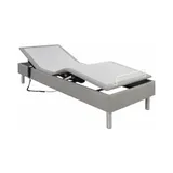 Cama Articulada 1 1/2 Plaza Mdf-y-acero Gris Ajustable Life