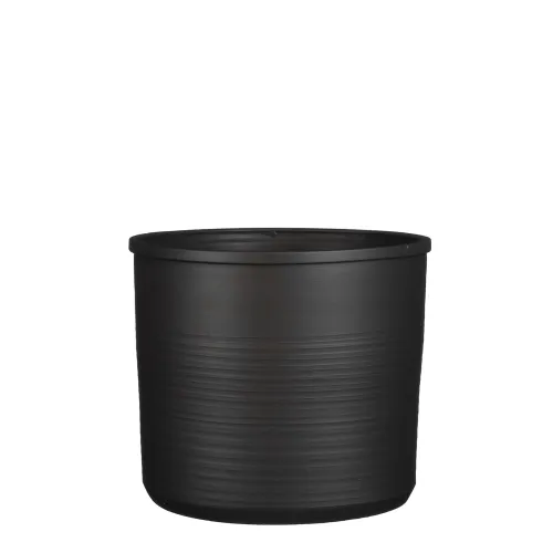 Maceta Momo Ceramica Negro 1114825 en Negro - Jarrones, Uruguay | Divino