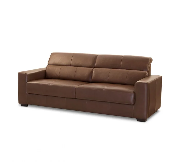 Sillón 100% Cuero - 3 Cuerpos - Sublime - Caramelo en Marrón - Sillones y sofás, Uruguay | Rústico Hogar, vista 2