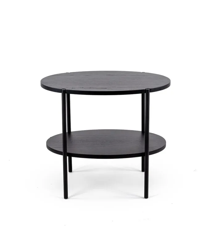 MESA LATERAL VERSATILE CINAMOMO NEGRA 62X46X52H CM en Negro - Mesas de arrimo, Uruguay | Vinibel