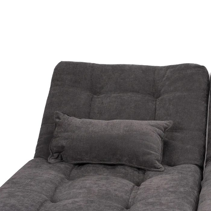 Sillón Cama con Chaise Izquierdo y derecho - Vértice - Gris en Gris - Sillones y sofás, Uruguay | Ecowood, vista 6