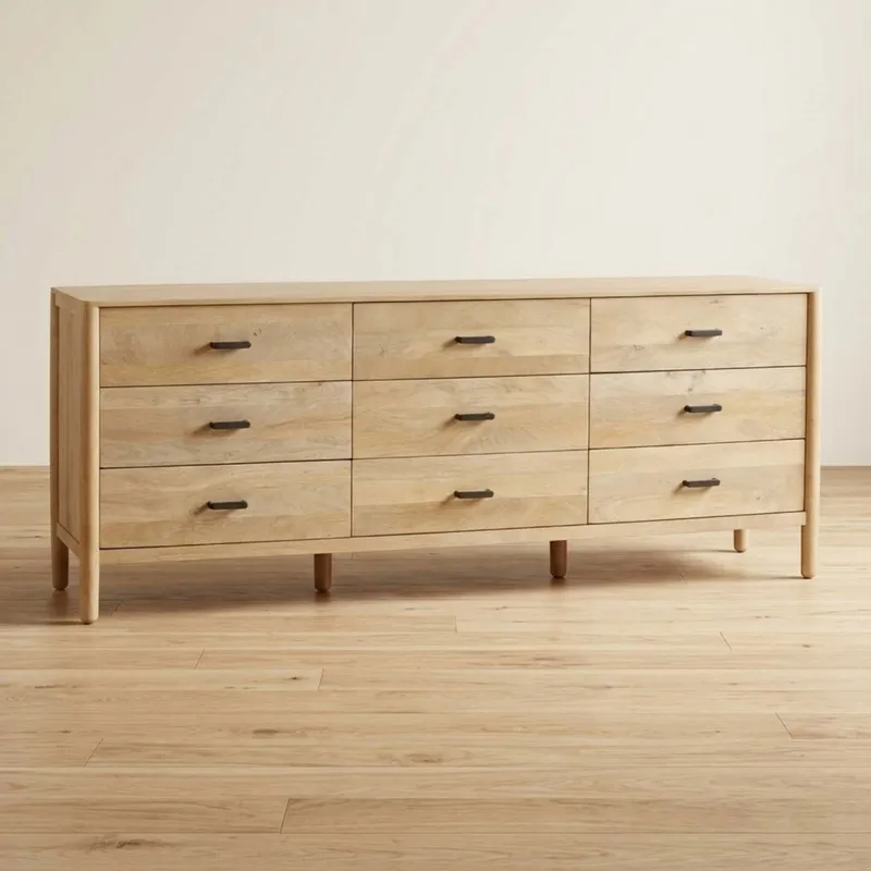 Comoda Madera-de-mango Natural-beige Woodside en Madera natural - Cómodas, Uruguay | Divino