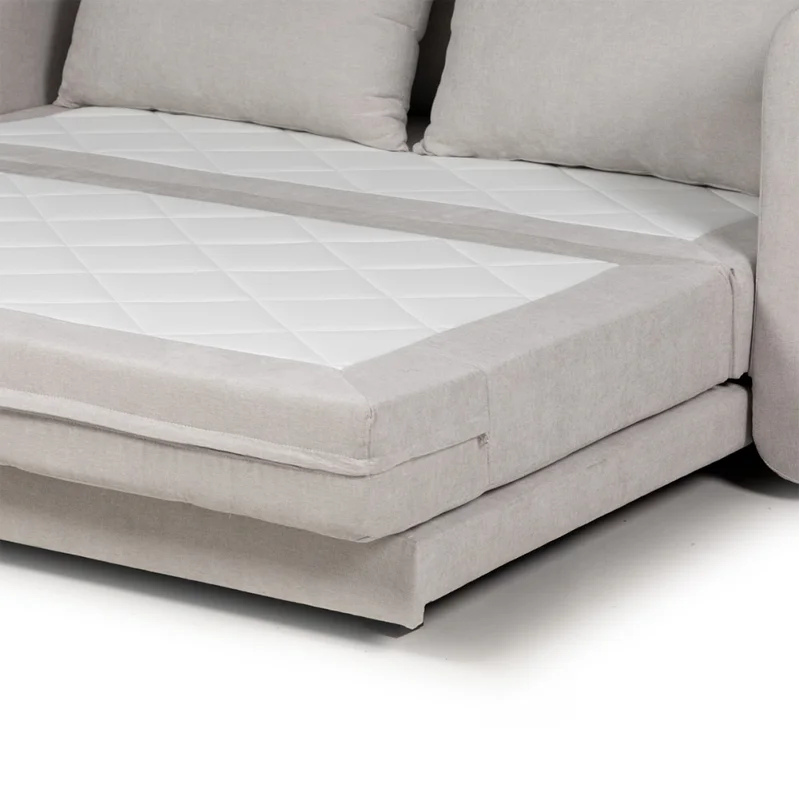 Sofá Cama Parma - Tela Microfibra - TC1009 (Plata) en Gris - Sillones y sofás, Uruguay | Nyr, vista 6