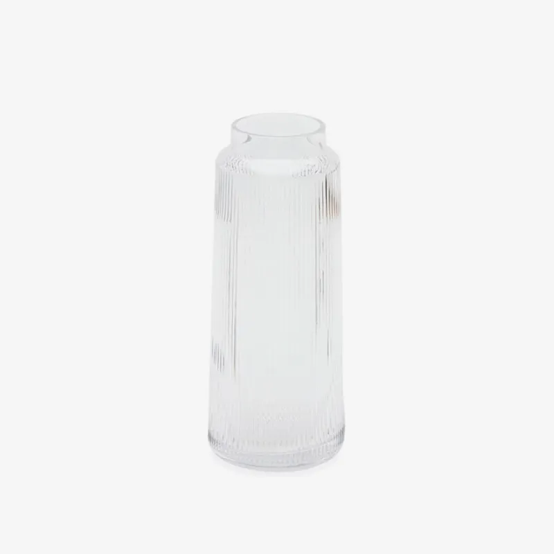Jarrón Claudia de vidrio transparente - 30 cm en Transparente - Jarrones, Uruguay | Kavehome