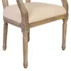 Butaca Madera-y-tela Natural-beige Estilo Luis Xv en Madera natural - Sillas, Uruguay | Divino, vista 5 de 7