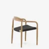 Silla Nina madera maciza - de acacia y cuerda negro en Negro - Sillas, Uruguay | Kavehome, vista 9 de 10