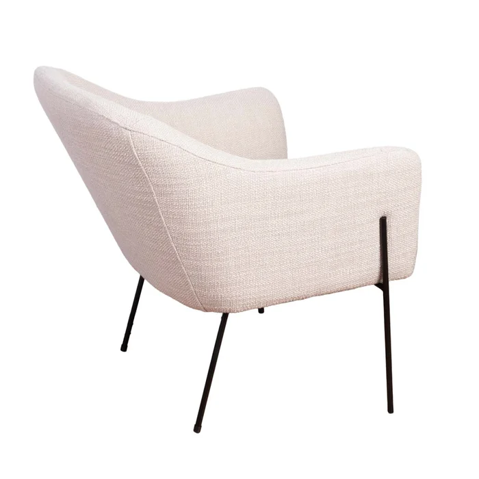 Butaca Tela-y-metal Natural-beige Berna Beige en Beige - Sillones y sofás, Uruguay | Divino, vista 6