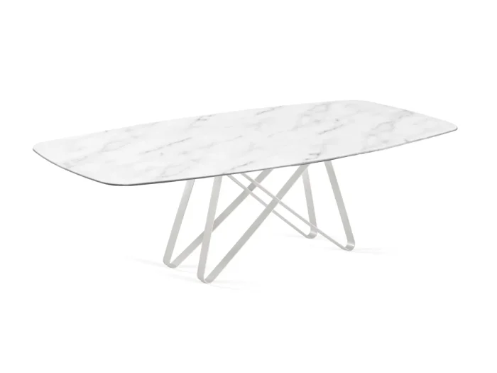 Mesa Capri en Blanco - Mesas de comedor, Uruguay | Arquetipo, vista 2