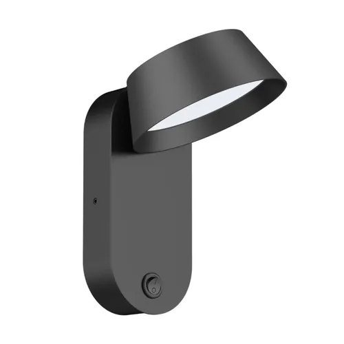 Pantalla led de pared con llave Luz cálida - NEGRA en Negro - Lámparas de mesa, Uruguay | Iluminica