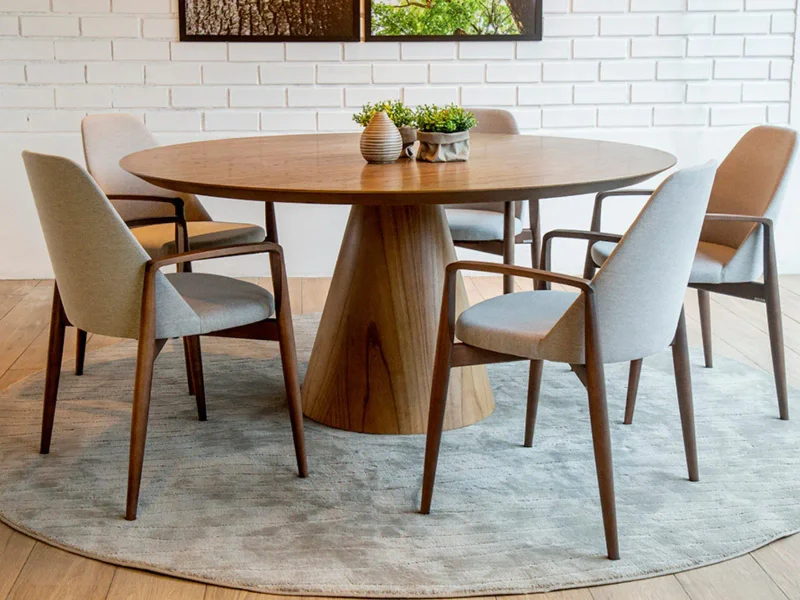 Mesa Aqua en freijo o vidrio - Mesas de comedor, Uruguay | Arquetipo, vista 5