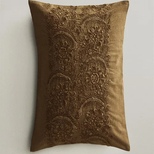FUNDA COJÍN BORDADO - Textiles, Uruguay | Zara Home