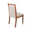 SILLA DOBLE TAPIZADO TELA BEIGE en Beige - Sillas, Uruguay | Champagne Home, vista 2 de 4