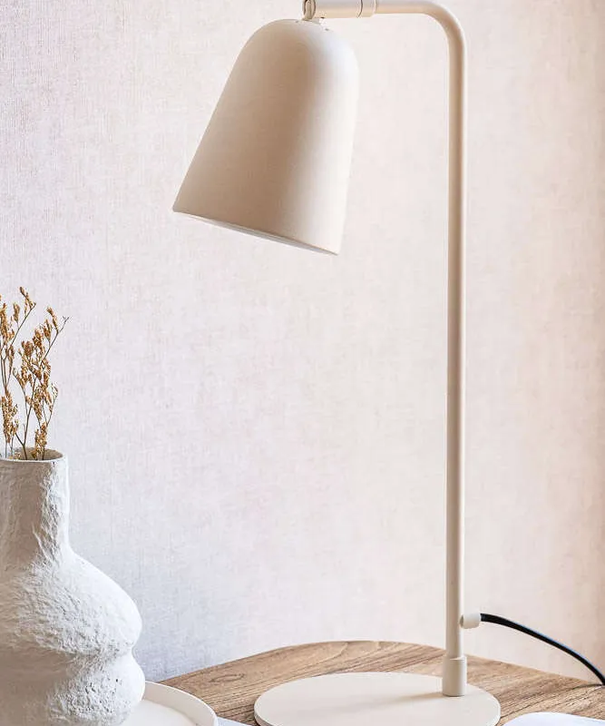 LAMPARA DE MESA VIK - ARENA en Beige - Lámparas de mesa, Uruguay | La Iberica