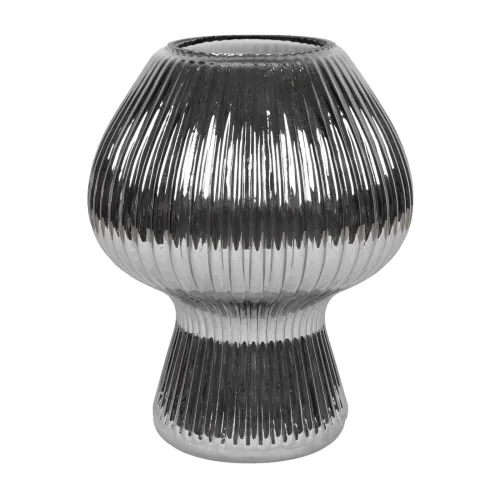 Lámpara De Mesa Vidrio Gris Lt95179 en Gris - Lámparas de mesa, Uruguay | Divino