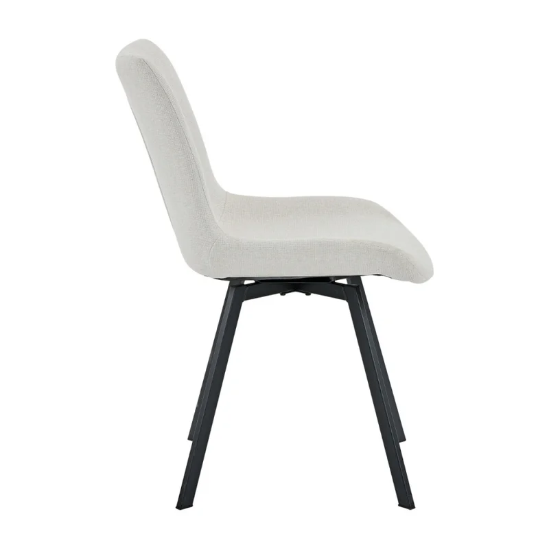 Silla Giratoria Telaio - Tela Rústica - W3 (Beige) en Beige - Butacas, banquetas y puffs, Uruguay | Nyr, vista 5