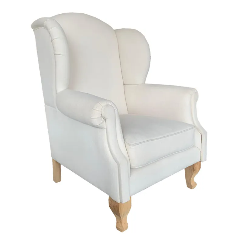 Bergere Clásica en Blanco - Butacas, banquetas y puffs, Uruguay | Fábrica Italiana