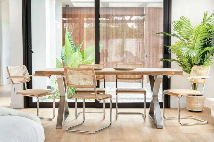 SILLA BAUHAUS - HAYA Y CROMADO - Sillas, Uruguay | La Iberica, vista 2