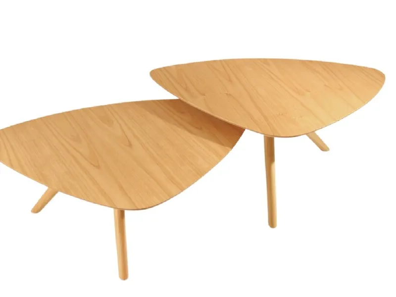 Set Mesas Living Irregular GLENDA en Madera natural - Mesas de living, Uruguay | Finkel