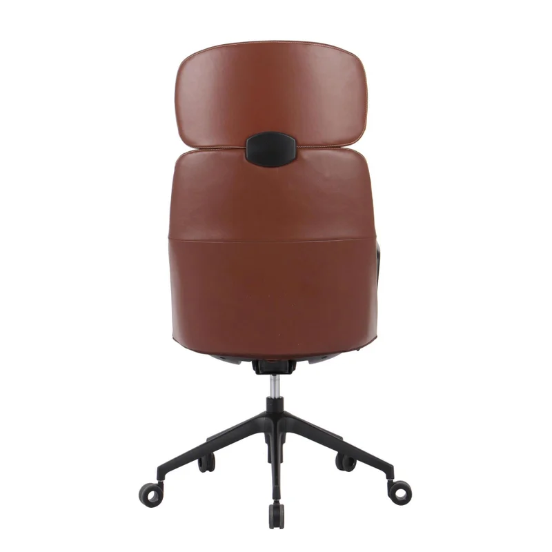 Silla Gerencial De Cuero Cuero Marron 3003-1 en Marrón - Sillas de escritorio, Uruguay | Divino, vista 5