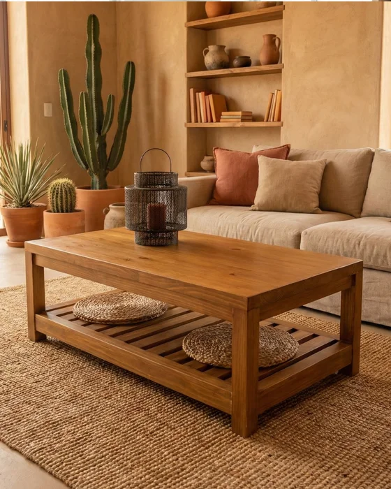 Mesa Ratona Fuko en Madera natural - Mesas de living, Uruguay | Tree House Deco, vista 9