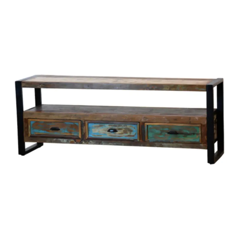 R26R Rack 165x40x60 en Multicolor - Muebles para TV, Uruguay | Victoriana