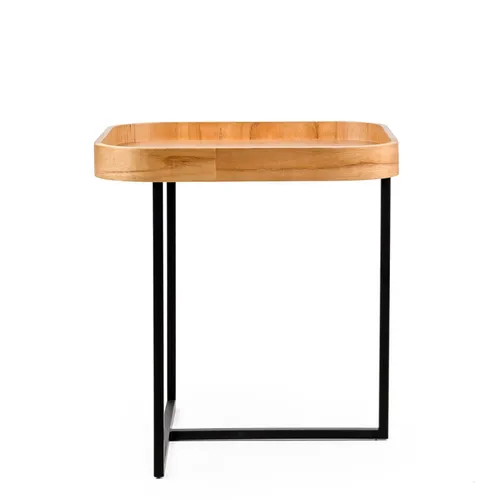 MESA LATERAL LIVE BAJA CINAMOMO NAURAL 45X45X48H CM - Mesas de arrimo, Uruguay | Vinibel