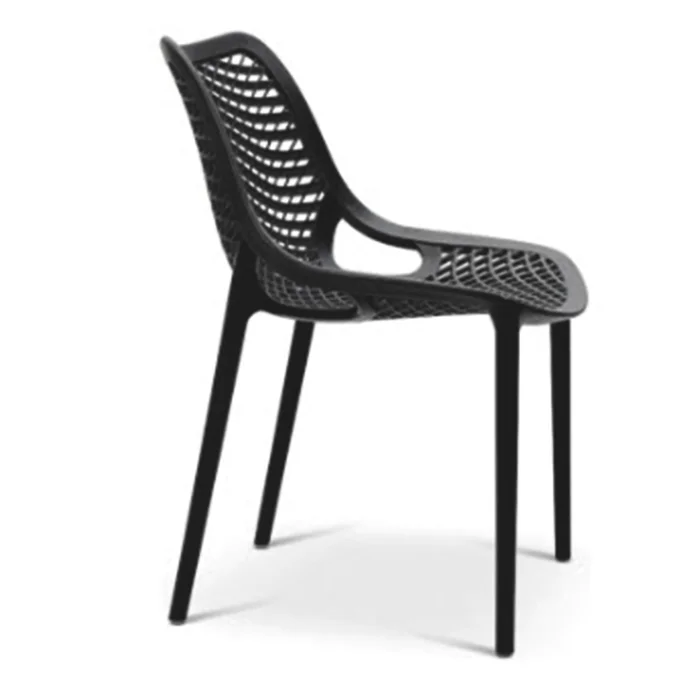 Silla Nantes interior exterior Negro - Butacas, banquetas y puffs, Uruguay | Decotech, vista 6