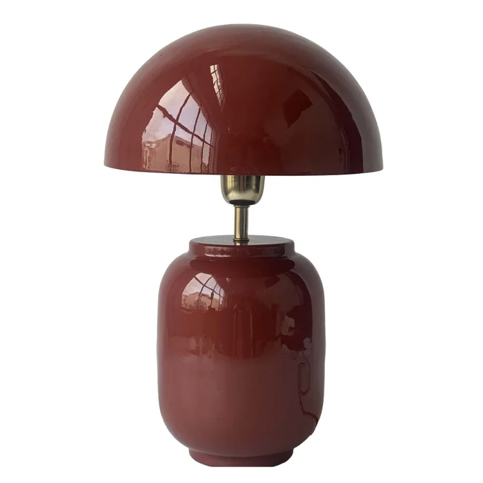 Lámpara de mesa Hierro Rojo 37957 en Rojo - Lámparas de mesa, Uruguay | Le Blanc