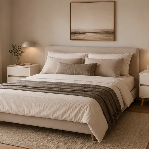 COMBO Mesas de Luz Alba con Cajones 9B – Beige - Mesas de luz, Uruguay | RM Muebles y Deco