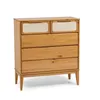 Comoda Madera-maciza Marron Praga en Amarillo - Cómodas, Uruguay | Divino, vista 3 de 6