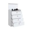 Cómoda cajonera 4 cajones - Lock en Blanco - Cómodas, Uruguay | Delta Center, vista 2 de 8