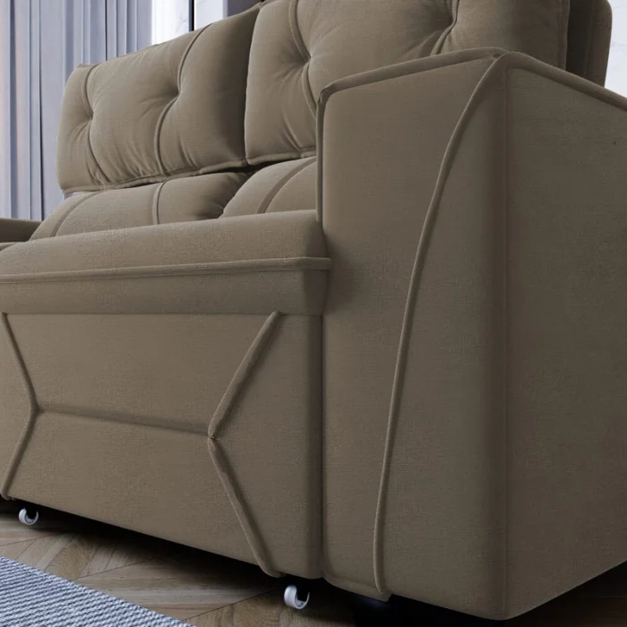 Sofa Dalaman 2,06m en Violeta, Azul Marino, Pena, Linho, Animalle - Sillones y sofás, Uruguay | Casa Brava, vista 3