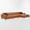 Sofá DUNA CUERO Marrón DERECHO - Sillones y sofás, Uruguay | Viasono, vista 2 de 4