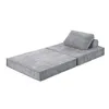 Sofá Cama 1 Cuerpo Espuma Gris Bruma en Gris - Sillones y sofás, Uruguay | Divino, vista 4 de 6