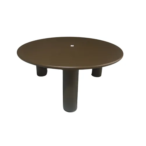 MESA IBIZA CENTRO EXTERIOR ALUMINIO en Marrón - Muebles para el exterior, Uruguay | Masinfinito Casa