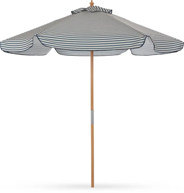 Sombrilla SMYGEHUK Ø200 natural/azul en Multicolor - Muebles para el exterior, Uruguay | JYSK