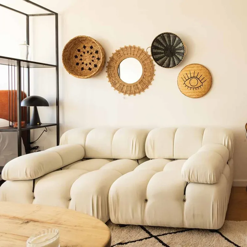 Sofá Tokio - Crema en Beige - Sillones y sofás, Uruguay | Walnut