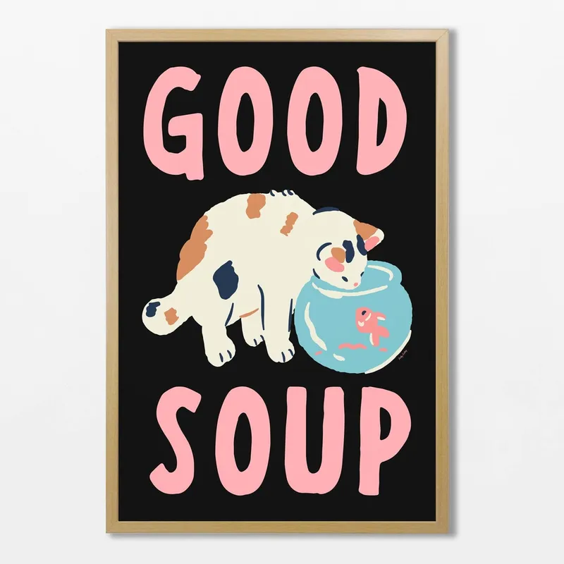 Cat - Good Soup - Láminas, Uruguay | La Cuadrería