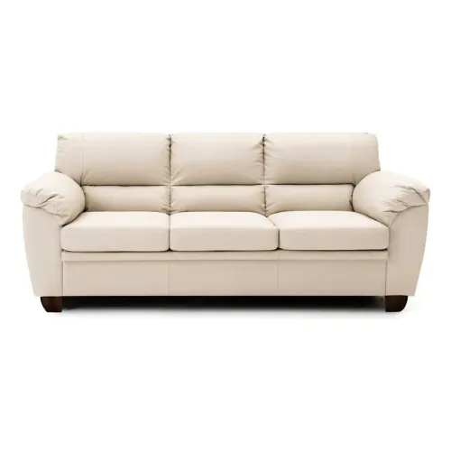 SOFA 3 CUERPOS MODELO ALIAS - 100 % EN CUERO - COLOR PERLA MATE en Off-white - Sillones y sofás, Uruguay | Champagne Home