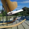 Penguin Rocker Chair | Ib Kofod-Larsen en Blanco - Butacas, banquetas y puffs, Uruguay | Mad for Modern, vista 2 de 2