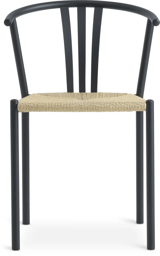 Silla de comedor JYDERUP negro/natural en Gris - Sillas, Uruguay | JYSK, vista 2