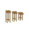 Conjunto Set De Mesas - Línea Monterrey - Natural - Mesas de arrimo, Uruguay | Ecowood, vista 3 de 4